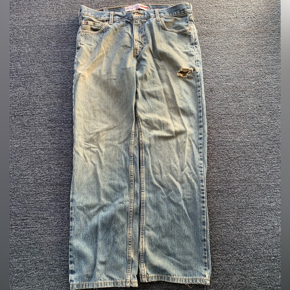 Baggy Denizen Blue Jeans, 32x30, Good Condition